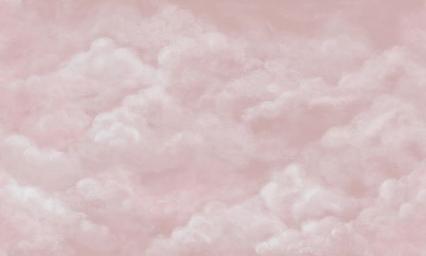 PHOTOWALL / Tender Clouds - Pink (e320868)