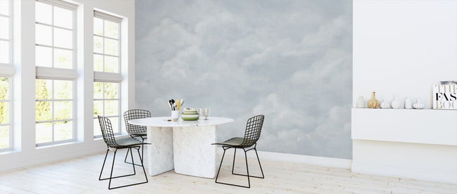 PHOTOWALL / Tender Clouds - Soft Blue (e320869)