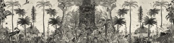 PHOTOWALL / Tree of Life - Full Width - Sepia (e320907)
