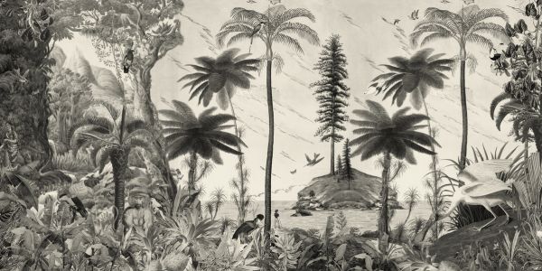 PHOTOWALL / Tree of Life - Sepia - Right Side (e320912)