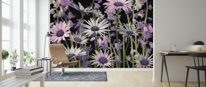 PHOTOWALL / Meadow Flowers - Dark (e321001)