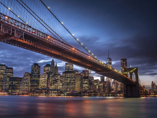 PHOTOWALL / Illuminated Brooklyn Bridge (e321052)