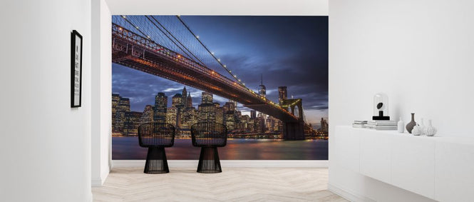 PHOTOWALL / Illuminated Brooklyn Bridge (e321052)