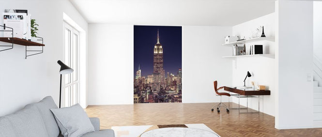 PHOTOWALL / Illuminated New York - Blue (e321057)