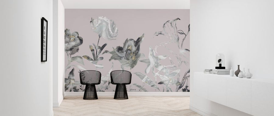 PHOTOWALL / Floral Sway - Blush (e321287)