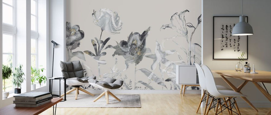 PHOTOWALL / Floral Sway - Cream (e321288)