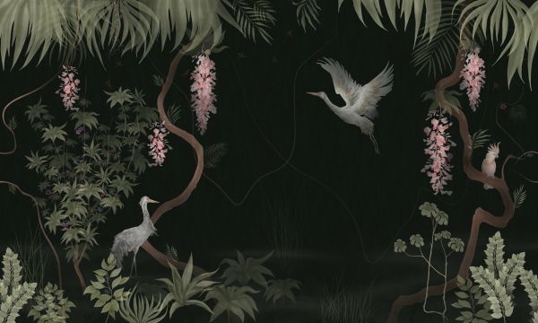 PHOTOWALL / Tranquil Scenery - Dark Sage (e321291)