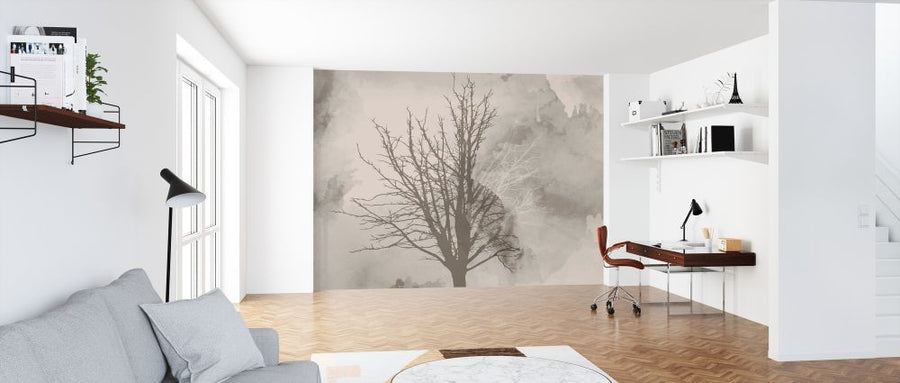 PHOTOWALL / Watercolor Tree - Peach (e321168)