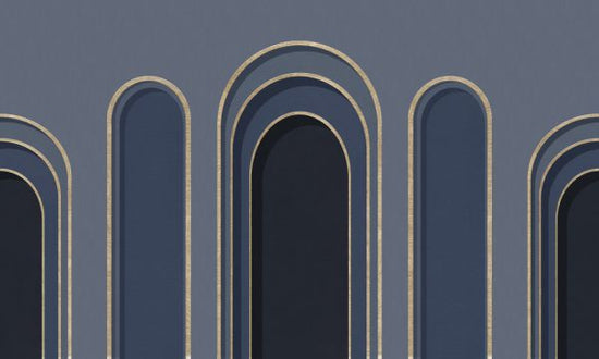 PHOTOWALL / Arch Adornment - Blue (e321576)