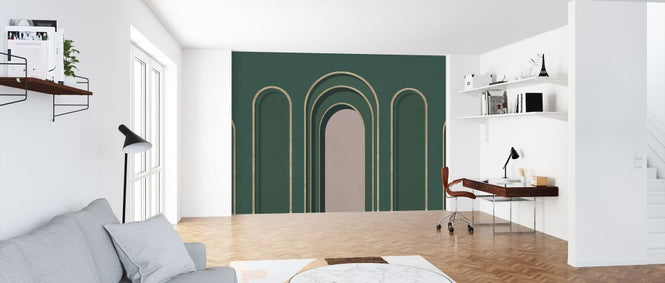 PHOTOWALL / Arch Adornment - Green (e321580)