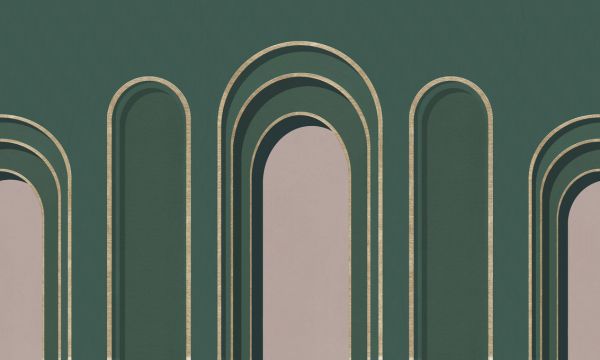 PHOTOWALL / Arch Adornment - Green (e321580)