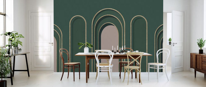 PHOTOWALL / Arch Adornment - Green (e321580)