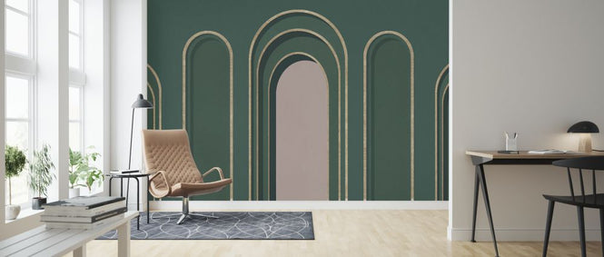 PHOTOWALL / Arch Adornment - Green (e321580)