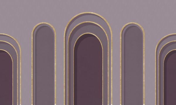 PHOTOWALL / Arch Adornment - Violet (e321581)