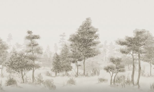 PHOTOWALL / Bohemian Forest - Sepia (e321597)