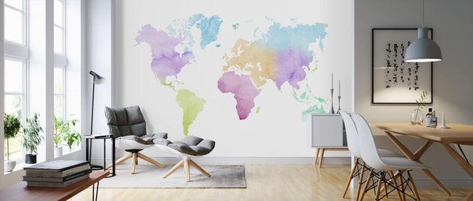 PHOTOWALL / Watercolor World Multicolored (e321175)