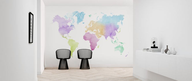 PHOTOWALL / Watercolor World Multicolored (e321175)