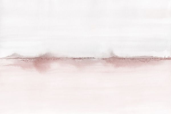 PHOTOWALL / Watercolor Landscape VI - Pink and Gray (e321180)