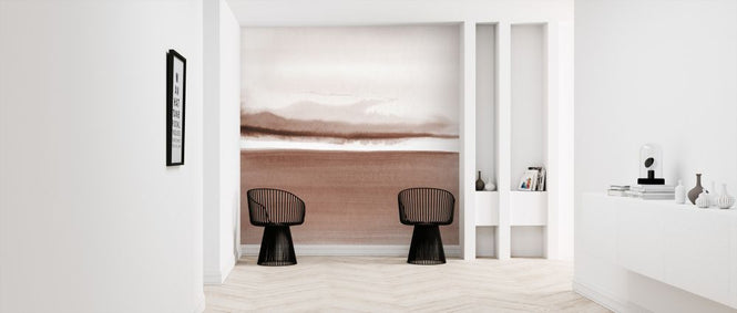 PHOTOWALL / Watercolor Landscape XI - Terracotta (e321190)