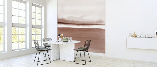 PHOTOWALL / Watercolor Landscape XI - Terracotta (e321190)