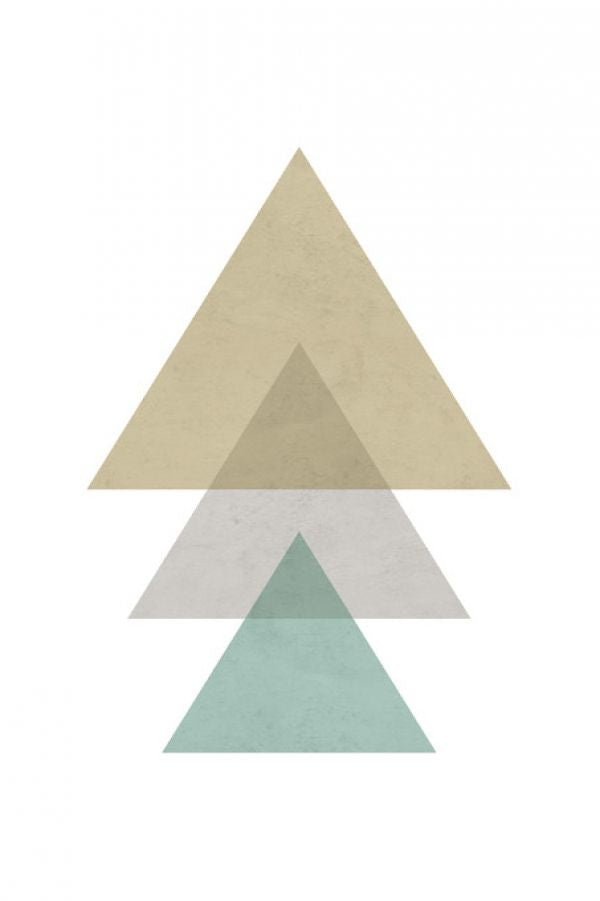 PHOTOWALL / Triangles - Aqua (e321193)