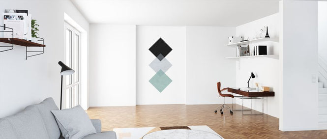 PHOTOWALL / Squares - Aqua (e321195)