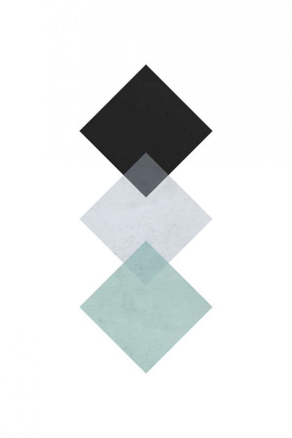 PHOTOWALL / Squares - Aqua (e321195)