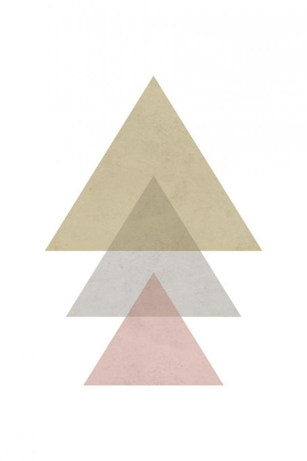 PHOTOWALL / Triangles - Pink (e321196)