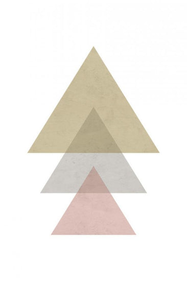 PHOTOWALL / Triangles - Pink (e321196)