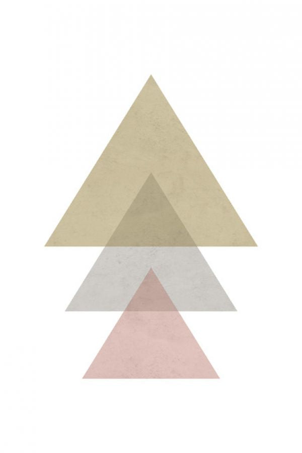 PHOTOWALL / Triangles - Pink (e321196)