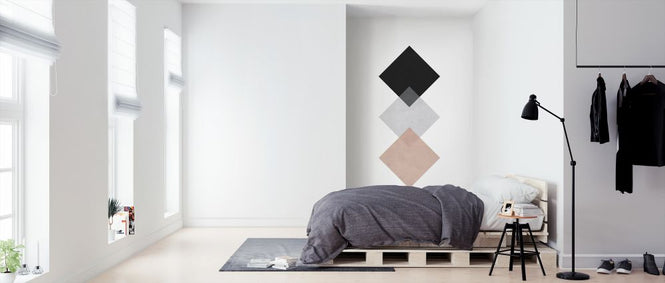 PHOTOWALL / Squares - Pink (e321198)