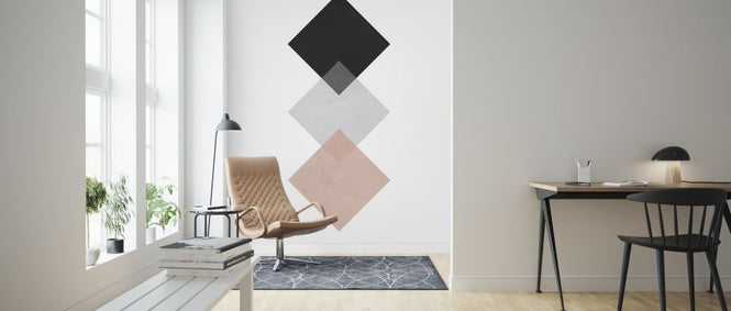 PHOTOWALL / Squares - Pink (e321198)