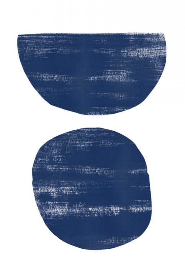 PHOTOWALL / Abstraction Scratched Blue (e321210)
