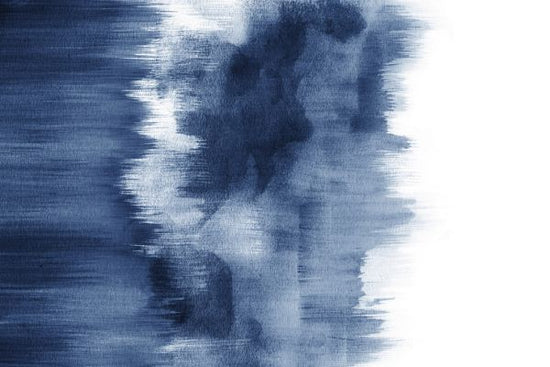 PHOTOWALL / Watercolor Brush Strokes Indigo Blue (e321214)