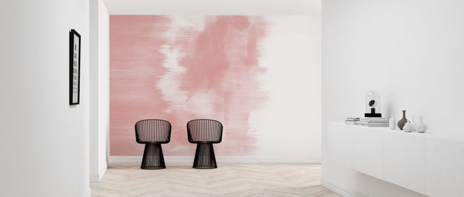 PHOTOWALL / Watercolor Brush Strokes Blush Pink (e321215)