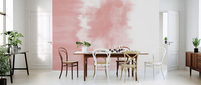 PHOTOWALL / Watercolor Brush Strokes Blush Pink (e321215)