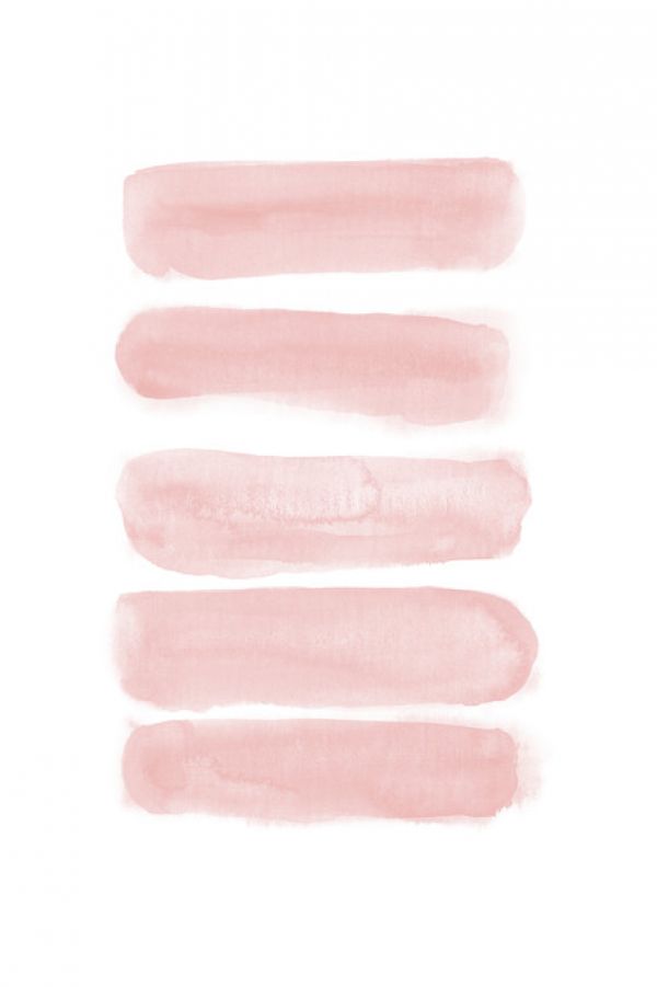 PHOTOWALL / Watercolor Strokes Soft Pink (e321222)