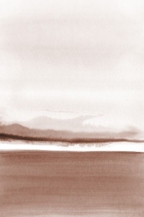 PHOTOWALL / Watercolor landscape XI - Terracotta (e321249)