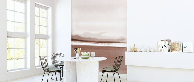 PHOTOWALL / Watercolor landscape XI - Terracotta (e321249)
