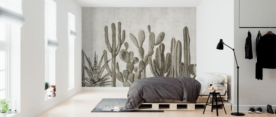 PHOTOWALL / Atacama Cactus - Sepia (e321673)