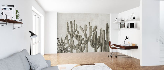 PHOTOWALL / Atacama Cactus - Sepia (e321673)