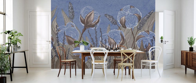 PHOTOWALL / Cotton Flowers IIII (e321913)