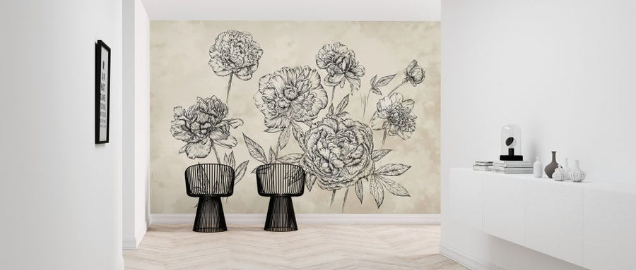 PHOTOWALL / Flowers graphics (e321919)