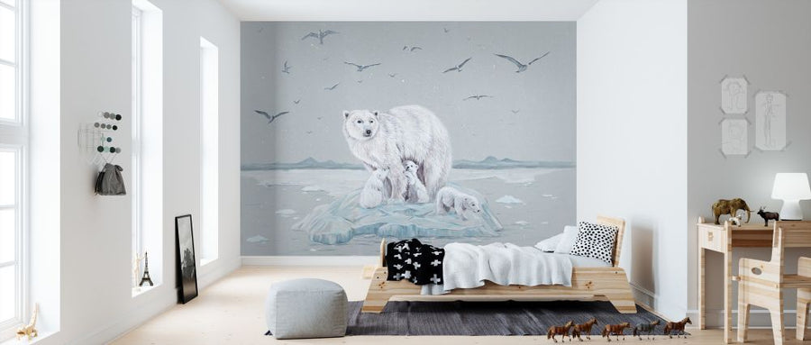 PHOTOWALL / Polar Bear Family (e321926)