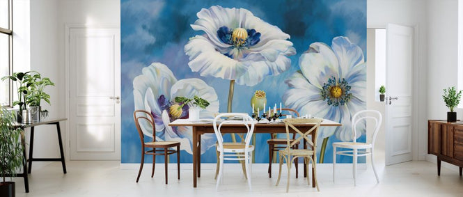 PHOTOWALL / White Poppies (e321933)
