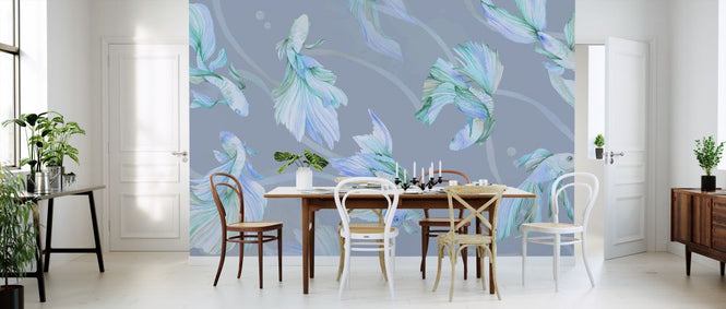 PHOTOWALL / Koi Waltz - Blue (e322737)