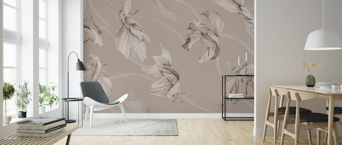 PHOTOWALL / Koi Waltz - Sepia (e322739)