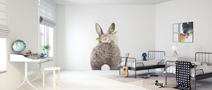 PHOTOWALL / Floral Bunny - Tail (e322224)