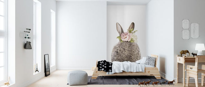 PHOTOWALL / Floral Bunny - Tail (e322224)