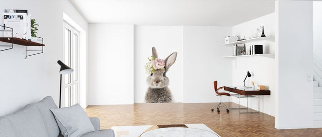 PHOTOWALL / Floral Bunny (e322225)